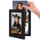Americanflat 5x7 Picture Frame with Storage Quick Change Storage Frames with ShatterResistant Glass Holds 35 Photos Storage Frame Collection Photo Frame for Tabletop and Wall Display Black