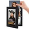 Americanflat 5x7 Picture Frame with Storage Quick Change Storage Frames with ShatterResistant Glass Holds 35 Photos Storage Frame Collection Photo Frame for Tabletop and Wall Display Black