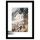 Fxojyvo A4 Frame Display Picture A5 with Mat or Without Mat Light Weight and High Transparent Photo 83 x 117 Frame for Wall 1 PackBlack