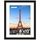 FIXSMITH 8x10 Picture Frame 1 Pack Photo Frame with HD Plexiglass Display Pictures 5x7 with Mat or 8x10 Without Mat Picture Frames Collage for Tabletop or Wall Display Black