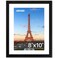 FIXSMITH 8x10 Picture Frame 1 Pack Photo Frame with HD Plexiglass Display Pictures 5x7 with Mat or 8x10 Without Mat Picture Frames Collage for Tabletop or Wall Display Black