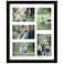 JCJMY 4x6 Collage Picture Frame Display 5 Pcs 4x6 Photos with Mat or 11x14 Picture without Mat Five Opening 4x6 Collage Frame for Wall Hanging Lightweight 4 x 6 Multi Pictures Frame Black