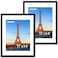FIXSMITH 11x14 Picture Frame 2 Pack Photo Frame with HD Plexiglass Display Pictures 8x10 with Mat or 11x14 Without Mat Black Picture Frames Collage Wall Decor Gallary Wall Frame