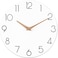 cicininc Wall Clock White Silent NonTicking Decorative Battery Operated Wall Clocks for Bedroom Kitchen Home Office School Hotel 8 Inch