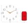cicininc Wall Clock White Silent NonTicking Decorative Battery Operated Wall Clocks for Bedroom Kitchen Home Office School Hotel 8 Inch