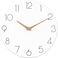 cicininc Wall Clock White Silent NonTicking Decorative Battery Operated Wall Clocks for Bedroom Kitchen Home Office School Hotel 8 Inch
