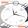 Dankeit Wall Clock Silent NonTicking Quality Quartz Battery Operated with Pendulum Large Wall Clock for Living Room Kitchen Home Bathroom Bedroom Wall Decor 13x2165inchBlack