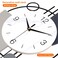 Dankeit Wall Clock Silent NonTicking Quality Quartz Battery Operated with Pendulum Large Wall Clock for Living Room Kitchen Home Bathroom Bedroom Wall Decor 13x2165inchBlack
