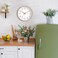 Roymnie Wall Clock Silent Wall Clocks Battery Operated 8 InchModern Non Ticking Analog Clock Decorative for Kitchen Office Bathroom BedroomWhite Rose Gold