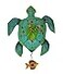 Allen Designs P1858 Whimsical Turtle Pendulum Wall Clock Sup Dude