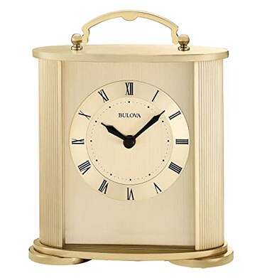 Bulova Clocks B1719 Arthur Brushed Gold 65H x 55 W x 225 D