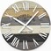 Oldtown Clocks 30 Wooden MultiColor Maritime Coastal Beach Large Roman Wall Clock Grey 30 inch