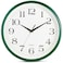 Bernhard Products Hunter Green Wall Clock Silent Non Ticking 12 Inch Quality Quartz Battery Operated Round Easy to Read HomeKitchenOfficeClassroomSchool Clock