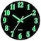 JoFomp Glow in The Dark Clock 8 Inch Modern Silent Non Ticking Wall Clocks Battery Operated Night Light Wall Clock for Living Room Decor Wall Clock Decorative for Kitchen Bedroom