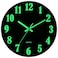 JoFomp Glow in The Dark Clock 8 Inch Modern Silent Non Ticking Wall Clocks Battery Operated Night Light Wall Clock for Living Room Decor Wall Clock Decorative for Kitchen Bedroom
