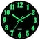 JoFomp Glow in The Dark Clock 8 Inch Modern Silent Non Ticking Wall Clocks Battery Operated Night Light Wall Clock for Living Room Decor Wall Clock Decorative for Kitchen Bedroom