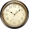 Plumeet Metal Wall Clock 13 Non Ticking Classic Silent Iron Wall Clocks Decorative Kitchen Living Room Bedroom Arabic Numerals Battery Operated 13 Brown