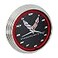 Neonetics Corvette C8 Next Generation Red Neon Clock 15 Inch Diameter with Chrome Rim and Red Glass Tube 8CORV8
