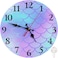 Britimes Round Wall Clock Silent NonTicking Battery Operated Clock 10 Inch Mermaid Scale Home Decor for Living Room Kitchen Bedroom and Office