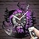 Timethink Cabin Deer Wall Clock with 7 Colors Changing 12 Inch Deer Hunting Clock Silent Battery Operated Forest Wildlife Mountain Lodge Elk Rustic Farmhouse Wall Watch Clock for Man Cave
