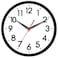 AKCISOT 14 Inch Wall Clock Silent NonTicking Modern Wall Clocks Battery Operated Analog Classic Clock for Office Home Bathroom Kitchen Bedroom School Living RoomBlack