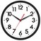 AKCISOT 14 Inch Wall Clock Silent NonTicking Modern Wall Clocks Battery Operated Analog Classic Clock for Office Home Bathroom Kitchen Bedroom School Living RoomBlack