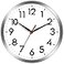AKCISOT Wall Clock Modern Small Wall Clocks Battery Operated 8 Inch Silent NonTicking Analog Classic for Office Home Bathroom Kitchen Bedroom SchoolSilver