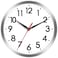 AKCISOT Wall Clock Modern Small Wall Clocks Battery Operated 8 Inch Silent NonTicking Analog Classic for Office Home Bathroom Kitchen Bedroom SchoolSilver