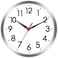 AKCISOT Wall Clock Modern Small Wall Clocks Battery Operated 8 Inch Silent NonTicking Analog Classic for Office Home Bathroom Kitchen Bedroom SchoolSilver