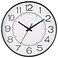 HZDHCLH Modern Wall Clocks Battery Operated10 inch White Clock for WallSilent Small Wall Clock for Living Room Bedroom Kitchen Office Nursery Decor