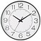 HZDHCLH Modern Wall Clocks Battery Operated10 inch White Clock for WallSilent Small Wall Clock for Living Room Bedroom Kitchen Office Nursery Decor