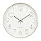 bakbrand Wall Clock NonTicking Silent Modern Simple Style Round Decor Clock Stereoscopic Dial Quartz Wall Clocks for HomeOfficeSchoolLiving RoomBedroomKitchen Gold 8inch
