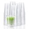 TashiBox 12 Ounce 100 Count Plastic Cups for Cold Drink Disposable Coffee Cups