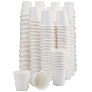 Nicunom 400 Pack 2 oz Bathroom Cups Small Paper Cups Mouthwash Cup Disposable Espresso Mini Cups Paper Sampling Cup White