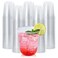 Vplus 12 oz Compostable Clear Plastic Cold Cups 100 Pack Biodegradable Disposable Cups BPA PFAS Free PlantBased Plastic Cups for Juice Wine Parties Weddings and Everyday Use