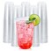 Vplus 16 oz Compostable Clear Plastic Cold Cups 100 Pack Biodegradable Disposable Cups BPA PFAS Free PlantBased Plastic Cups for Juice Wine Parties Weddings and Everyday Use
