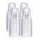 GUSTO 12 oz 100 Pack Crystal PET Clear Plastic Cups for Party Ideal for Cold Beverages Smoothies and PartiesFormerly Comfy Package