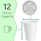 Mr Miracle 12 OZ Foam Cups for Hot Cold Drinks USAMade 100Pack Ideal Styrofoam Coffee Cups Insulating ToGo Cups for Soda Tea Juice Sturdy Disposable comparable to Industry standard 12J12