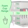 Mr Miracle 12 OZ Foam Cups for Hot Cold Drinks USAMade 100Pack Ideal Styrofoam Coffee Cups Insulating ToGo Cups for Soda Tea Juice Sturdy Disposable comparable to Industry standard 12J12