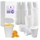 Mr Miracle 12 OZ Foam Cups for Hot Cold Drinks USAMade 100Pack Ideal Styrofoam Coffee Cups Insulating ToGo Cups for Soda Tea Juice Sturdy Disposable comparable to Industry standard 12J12