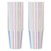ZebrAnt Iridescent Paper Cups 9 oz 50 pack Disposable Coffee Cup Hot Cold Drinks Tea Water Milk Juice Beverages Holographic Rainbow Party Decorations for Picnic Home Birthday Wedding Anniversary Chris
