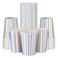 ZebrAnt Iridescent Paper Cups 9 oz 50 pack Disposable Coffee Cup Hot Cold Drinks Tea Water Milk Juice Beverages Holographic Rainbow Party Decorations for Picnic Home Birthday Wedding Anniversary Chris