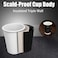 Lamosi 12 oz Disposable Coffee Cups 120 Pack Insulated Corrugated Paper Cups 12 oz Kraft Ripple Wall Cups for Hot Beverage or Cold Drinks OfficeHomePartyTravelCafe Black