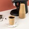 RACETOP 100 Pack 12 oz Coffee Cups Disposable Coffee Cups Kraft Paper Cups Hot Cups Unbleached for Home Stores Cafes Office