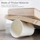 Walasaso Paper Cups 8 Oz 120 Pack Paper Coffee Cups 8 Oz Disposable Cups for Hot and Clod Beverage White Water Cups Disposable Tea Cups for Home Office Party Travel