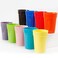 Youngever 18 Pack 12 Ounce Plastic Kids Juice Tumblers Unbreakable Drinking Glasses Plastic Cups Reusable Stackable NO BPA Toprack Dishwasher Safe Rainbow Colors