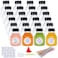 Fhxtcygj 24 Pack 8oz Reusable Empty Plastic Juice Bottles with LeakProof Caps Lids PET Clear Water Bottle Recyclable Bulk Drink Containers for Juicing Smoothie Milk and Beverages
