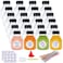 Fhxtcygj 24 Pack 8oz Reusable Empty Plastic Juice Bottles with LeakProof Caps Lids PET Clear Water Bottle Recyclable Bulk Drink Containers for Juicing Smoothie Milk and Beverages