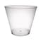 Party Essentials 9 oz Disposable Party Cups Old Fashioned Tumblers Cocktail Wine Glasses for Home Picnic Wedding Birthday 100Count Clear Hard Plastic