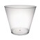 Party Essentials 9 oz Disposable Party Cups Old Fashioned Tumblers Cocktail Wine Glasses for Home Picnic Wedding Birthday 100Count Clear Hard Plastic